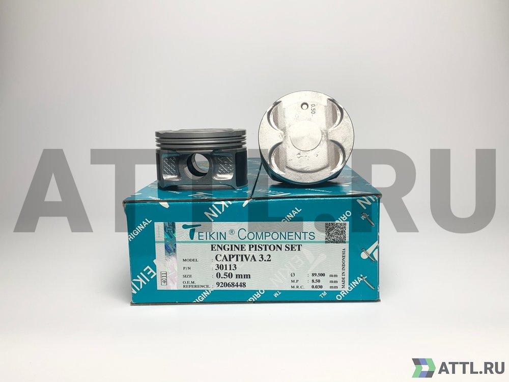 TEIKIN 30113 050 Комплект поршней CAPTIVA 3.2 d89+0.50 1,2-1,5-2,5